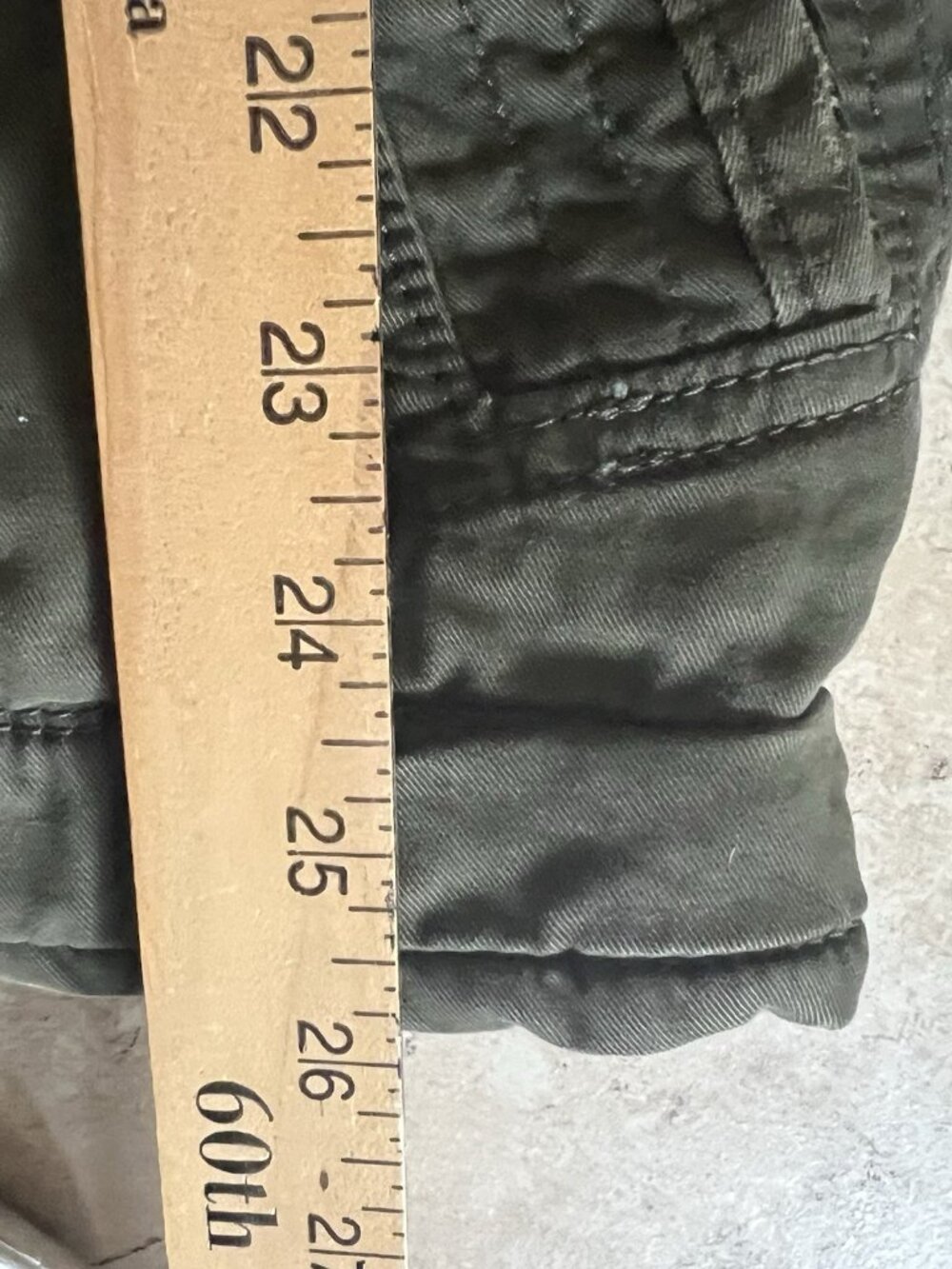 Abercrombie and Fitch SZ L Military Parka Jacket Lined Insulated Green Y2K WARM - Picture 11 of 12